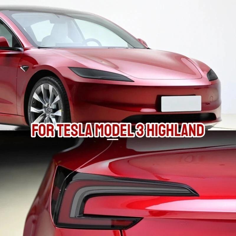 Car Clear TPU Transparent Headlight Tail Film Body Sticker Pre-Cut Paint Protection Decor Film for Tesla Model 3 Highland 2025