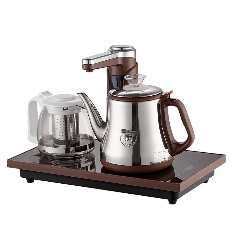 

Automatic Bottom-Filling Tea Kettle & Boiler Set with Built-in Dispenser