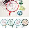 PET Cartoon Small Fan Foldable Pocket Cloth Fan High Quality Pocket Fan