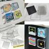 10Pcs High Transparent Acrylic Square Round With Magnetic Sheet Material Package Home Decor DIY Refrigerator Magnet