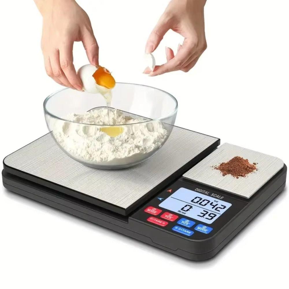 LCD Display Screen Kitchen Electronic Scale Plastic Cooking Scale Baking Scale  Jewelry
