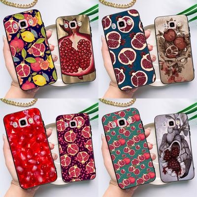 Food Fruit Red Pomegranate Case For Samsung Galaxy J3 J5 J7 2016 A3 A5 2017 A6 A7 A8 A9 J8 J4 J6 Plus 2018 Back Cover