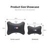Car Leather Neck Pillow Lumbar Support Cushion Set Accessories For BMW G80 G06 G07 G42 G14 G15 G16 F82 F20 F21 F83 M2 M3 M4 M5 M