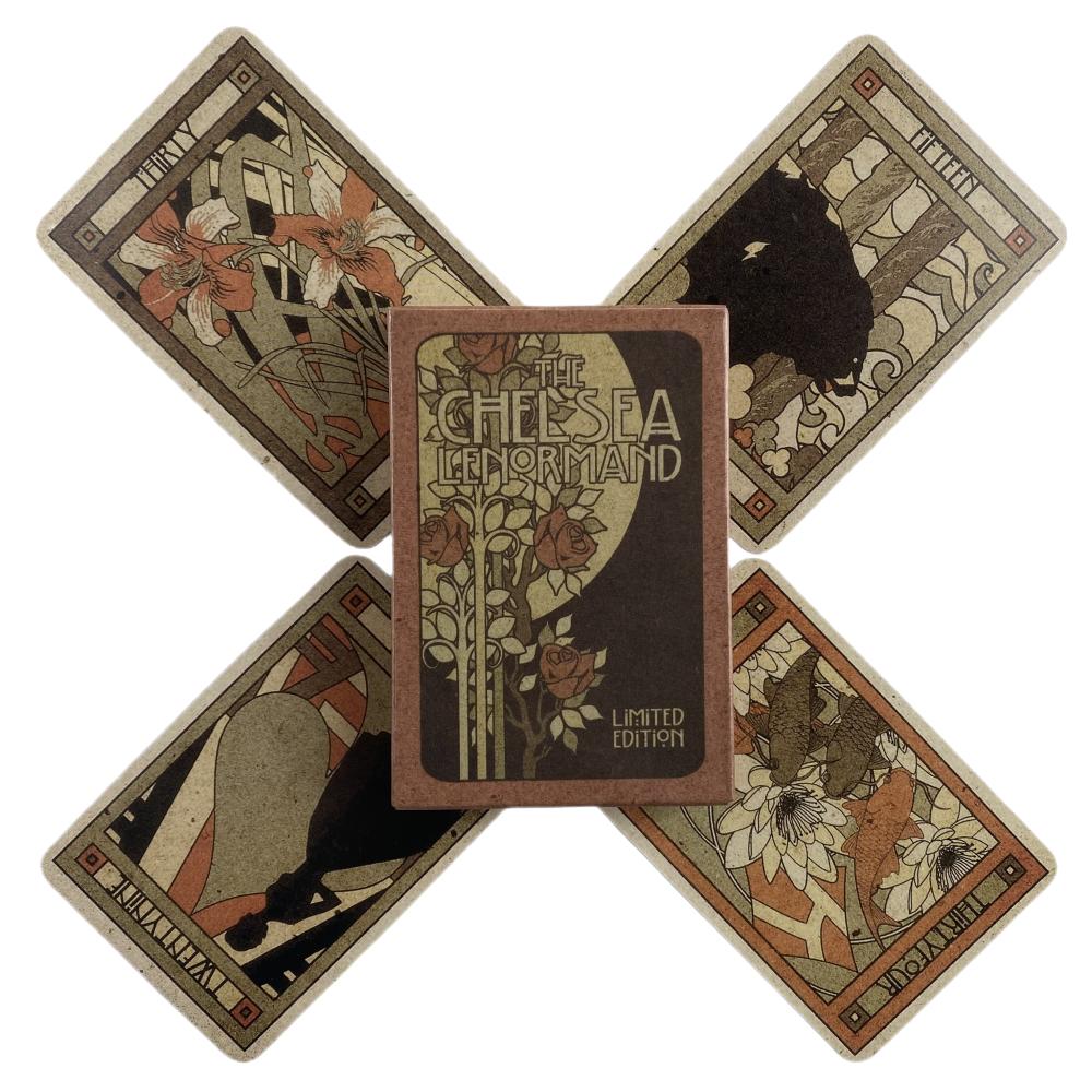 2025 Retro Style Classics Beautiful New Arrive Chelsea Lenormand Tarot Cards Popular Style Oracle Witch