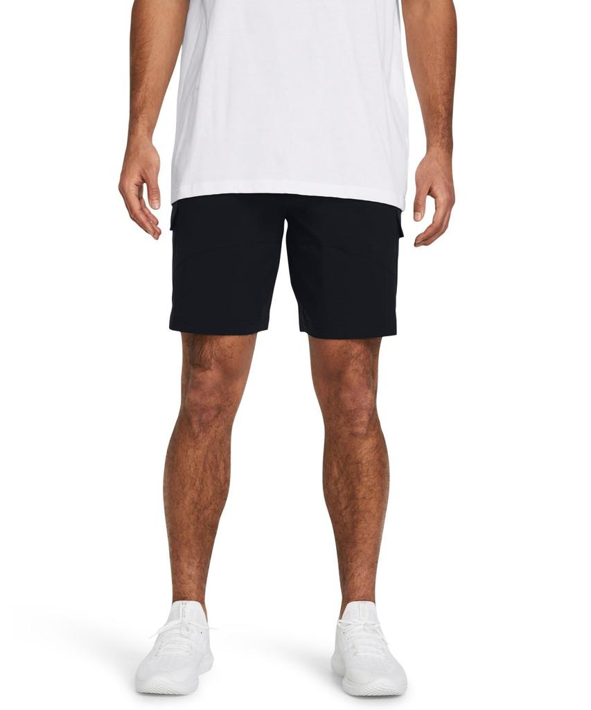 Under Armour Stretch Woven Cargo Short Black Black LG /