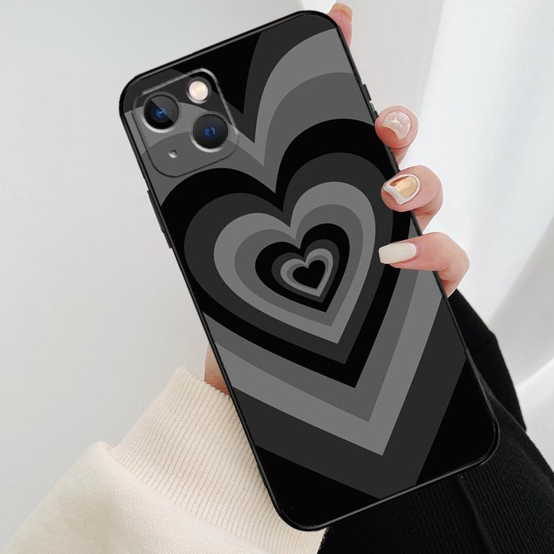 Colorful Heart Circle Love Phone Case For iPhone 17 Pro Max 16 15 11 13 12 14 Pro Max mini 15 16 Plus 16e 17 Air Cover