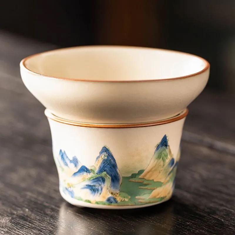 New Ru Kiln Gongfu Tea Pot - Xishi Ceramic Teapot for Brewing