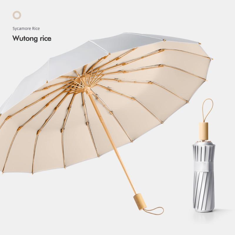 Umbrella with Enlarged Size, Thickened and Reinforced, Dual-Use for Sun and Rain, Sun Protection, Uv Protection, Sunshade Umbrella for Men and Women