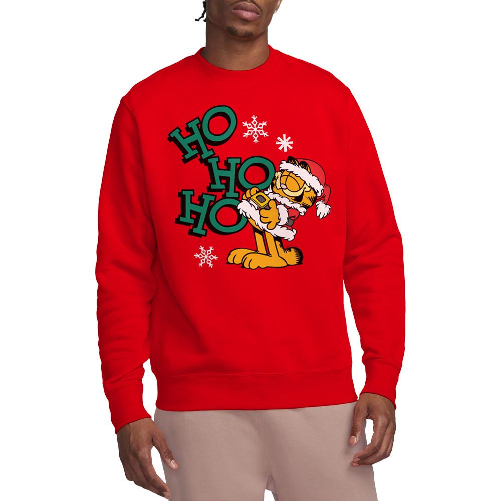 Garfield Unisex Adult Ho Ho Ho Christmas Sweatshirt