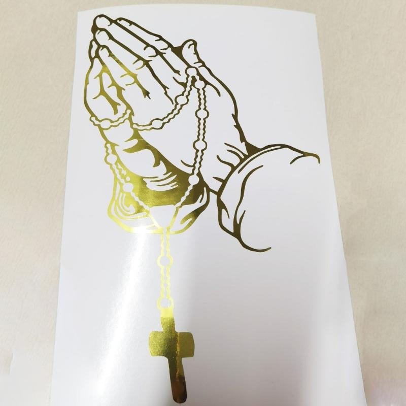 Praying Hand Spiritual Decal Sticker Religious Car Truck SUV Car Styling Decal