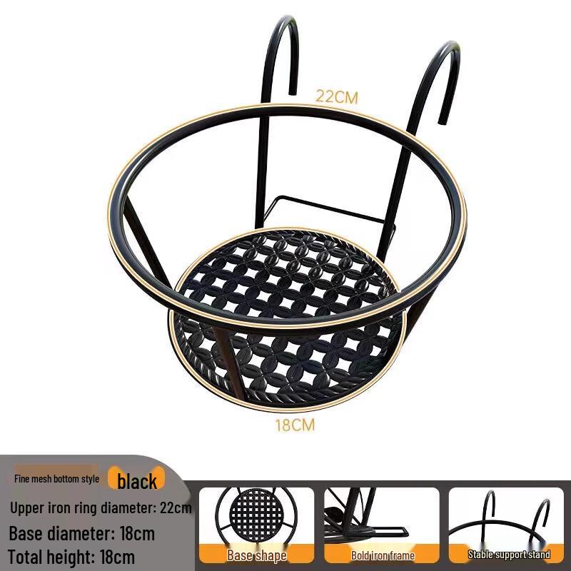 

Maididuo Черный Чугун Балконное Ограждение Кашпо