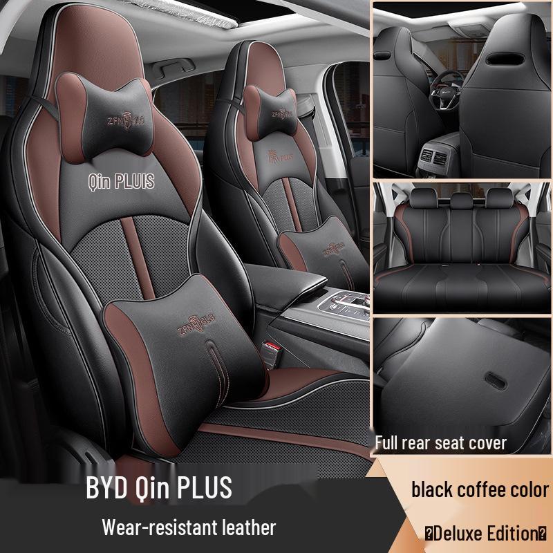BYD Qin PLUS Dedicated Seat Cover: Four-Season Full Wrap DMi/EV Universal Cushion