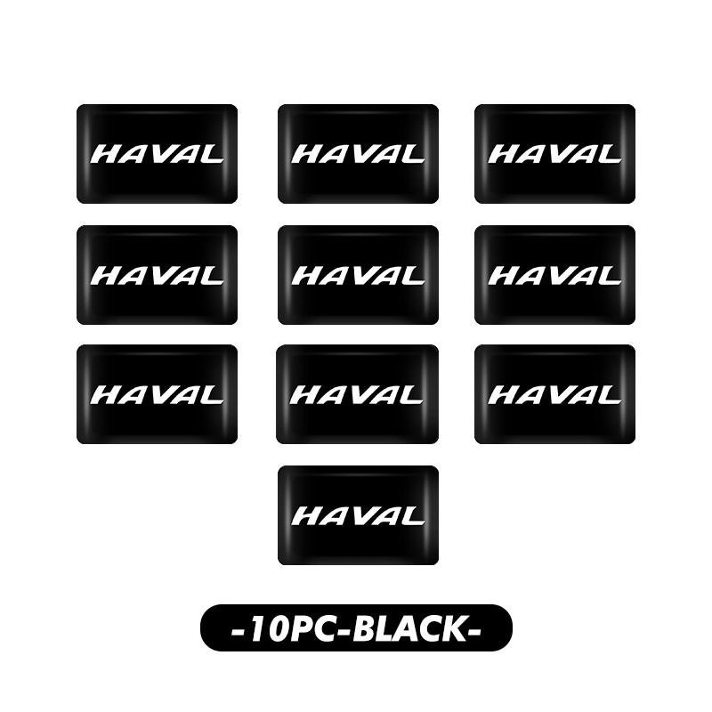 10/20/30pcs Car Lnternal Waterproof Stickers Auto Logo Creative For Haval Jolion F7 H6 H1 H2 H3 H4 H5 H7 H8 H9 M4 M6 F5 F9 F7X