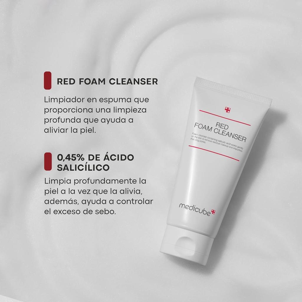 Medicube Red Foam Cleanser 230 ml - Deep Cleansing. Removes Impurities. Regulates Sebum
