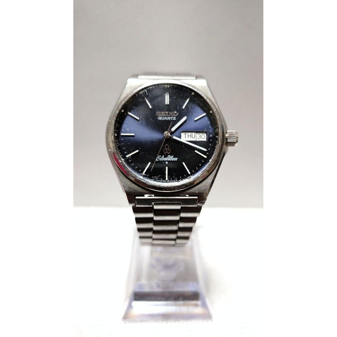SEIKO SilverWave 8229-8000 Blue dial Working item