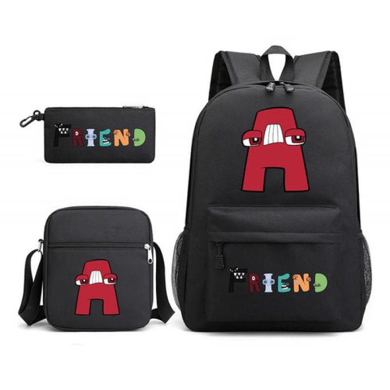 One Piece Anime Backpack Kids School Use Large Capacity Oxford Fabric Dual Shoulder Bag With Padded Straps