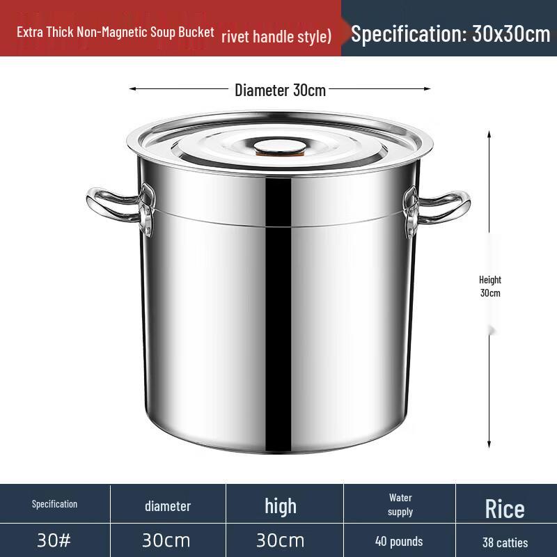ChefMiss 304 Stainless Steel Induction Stockpot