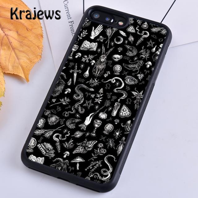 Krajews MAGIC Witchy Witchy Sorcery Phone Case Cover For iPhone 17 Air 16 15 14 plus 11 12 13 pro max coque Fundas