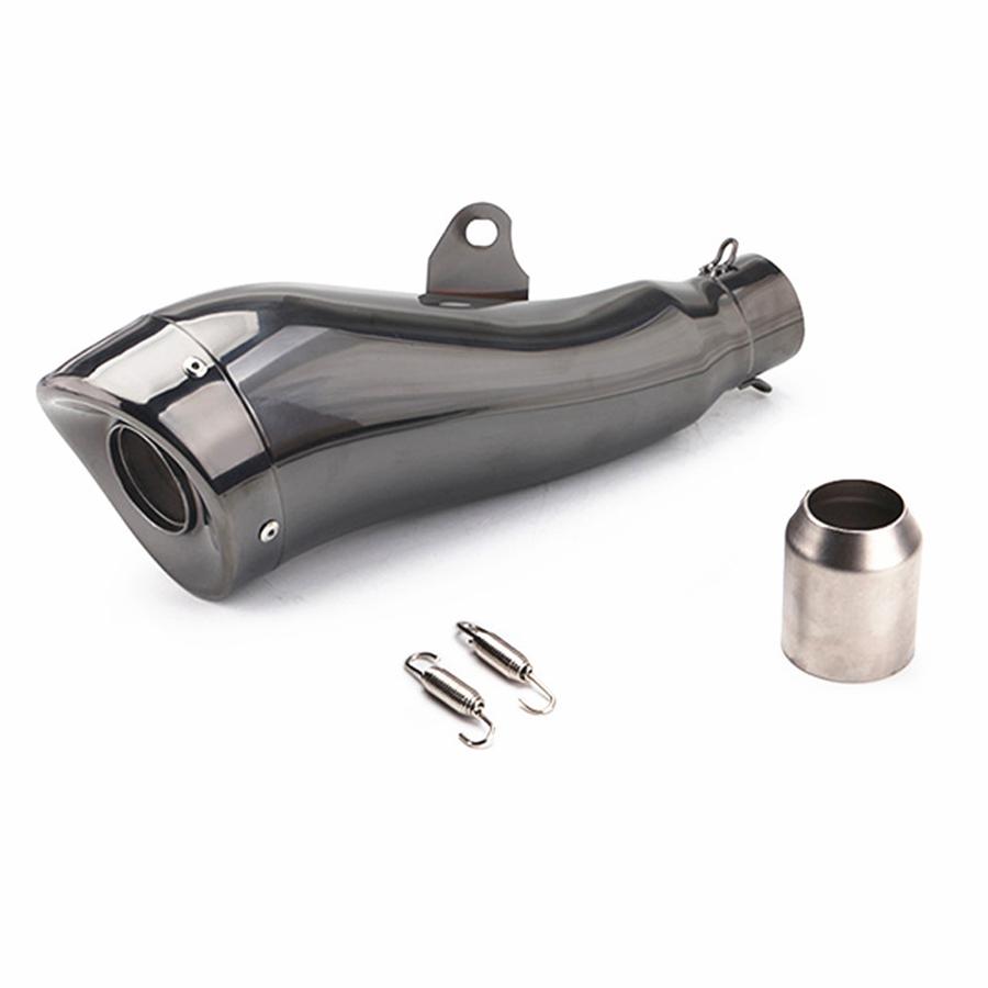 1pcs Exhaust Pipe And Sold With Hardware As Pictures For It Is Universal Muffler Can Be Used For Dirt Bike, Street...