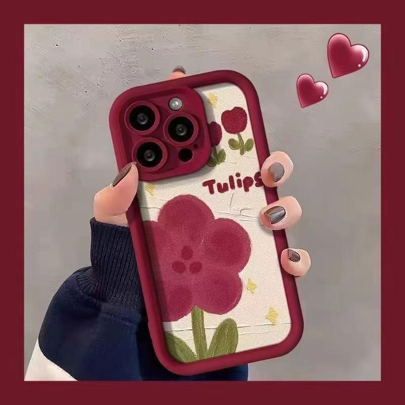 Tulip Rabbit Apple iPhone Case for 12/13/14/15Pro/16ProMax/17