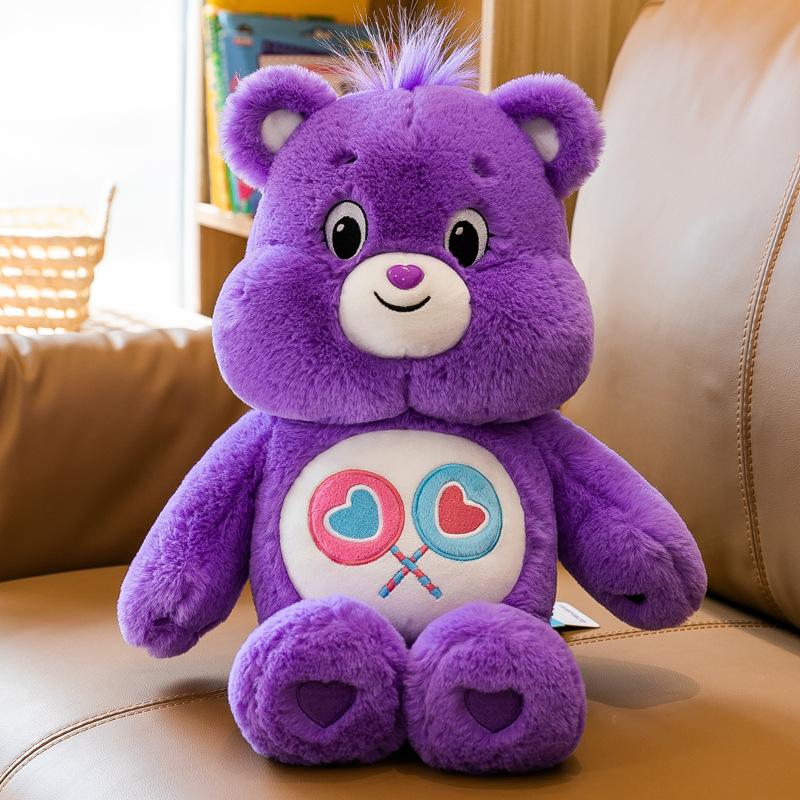 Care Bears Plush Toy Rainbow Bear Stuffed Animal Soft Hugging Doll Kids Birthday Gift for Girls