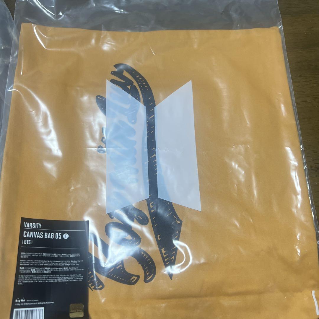

[USED] Official BTS CANVAS BAG 05 Tote Bag VARSITY