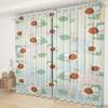 Floral Curtain Fabric Bedroom Living Room Balcony Blackout Curtain Office Hotel Heat Insulation Curtain