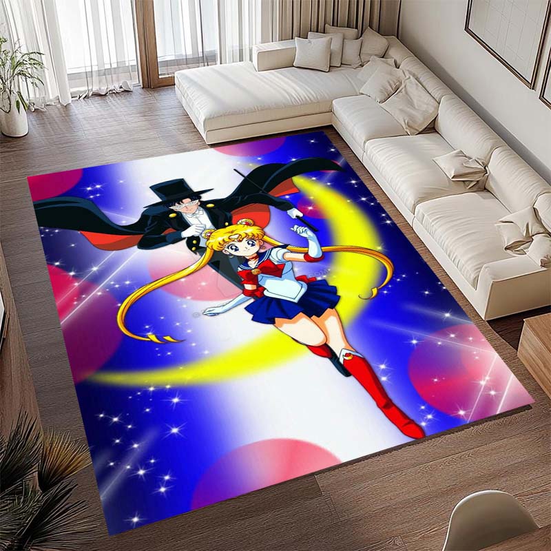 Diese beliebte Spielmatte im Anime-Design mit Pretty Guardian Sailor Moon besteht aus bequemem, weichem, dickem und rutschfestem Flan