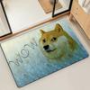 Doge funny Emoticon S-Shiba M-Meme Microfiber Decorative Versatile Flannel Floor Bath Door Mat Quick Dry Absorbent Non-slip Sole
