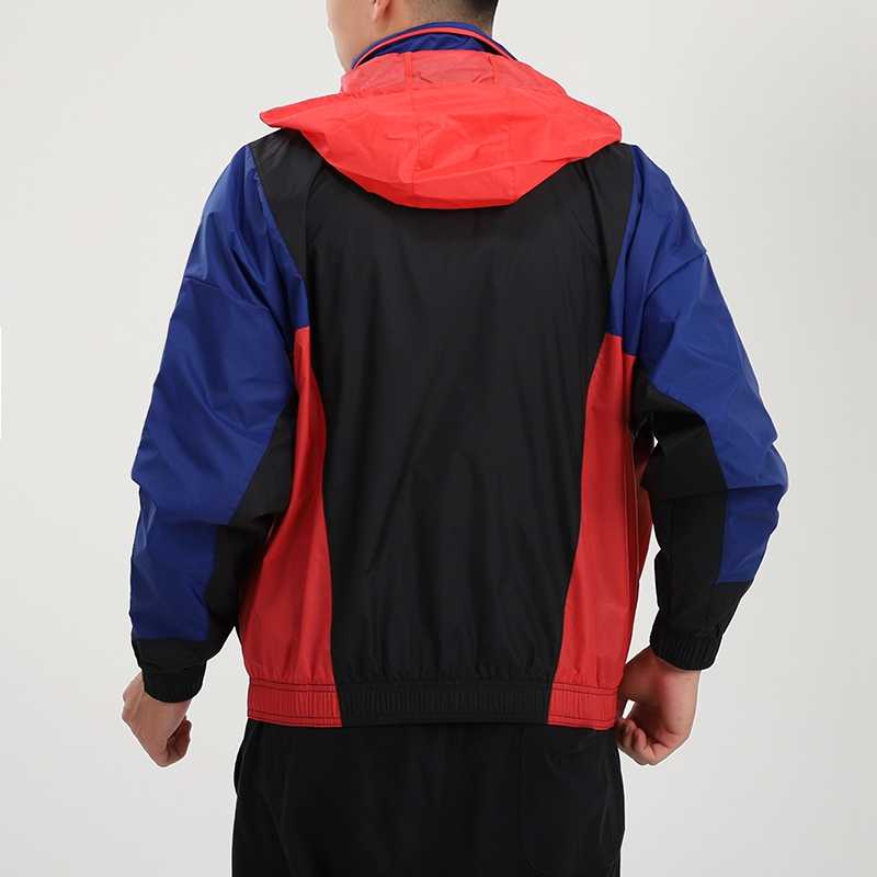 Jordan Color-Block Casual Sports Jacket Men Outerwear Blue Black Red CK9566-010