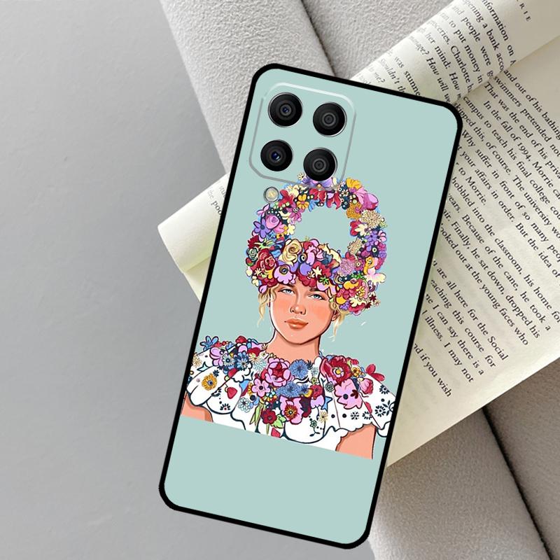 Midsommar May Queen For Samsung Galaxy M06 M16 M12 M55 M15 M35 M14 M34 M54 M11 M21 M31 M13 M33 M53 M32 M52 Case