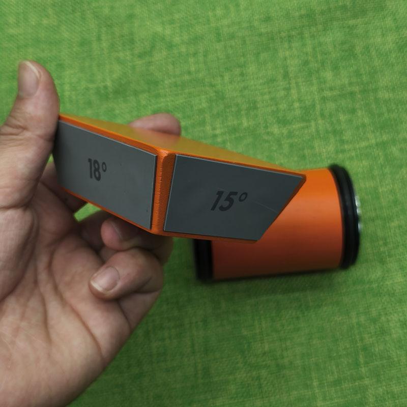 Professional Orange Roller Knife Sharpener Wooden Roller Knife Sharpener Magnetic Quad 15/18/20/22° Kitchen Sharpening Tool Set