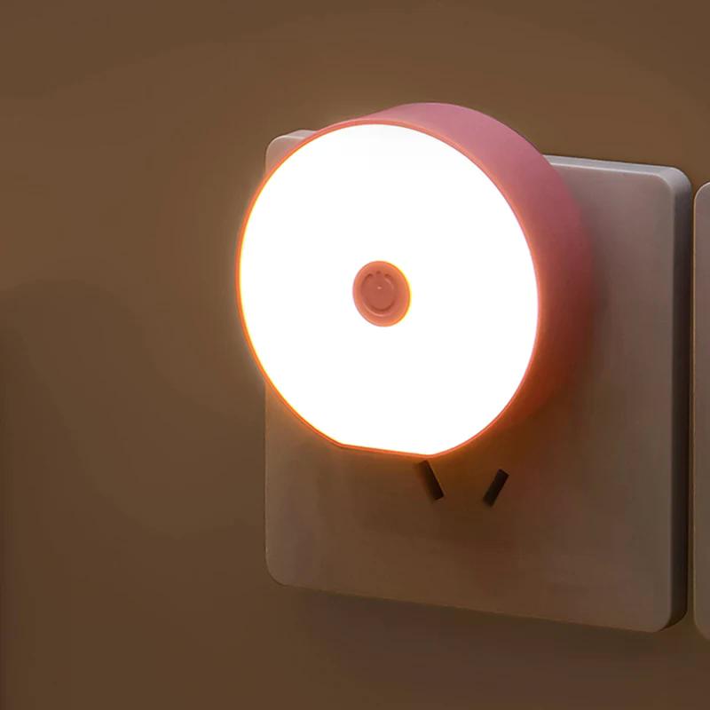 Veilleuse Électrique avec Design Dessin Animé Interrupteur Veilleuse LED Prise de Courant Chevet/Chambre d'Enfant/Lumière pour Soins Multiples Couleurs Disponibles