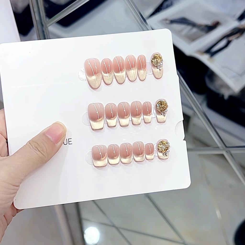 Pure Hand-made Phototherapy Wearable Nail 12 Tablets Unparalleled. Compare Finished Product Reusable Nail Patches