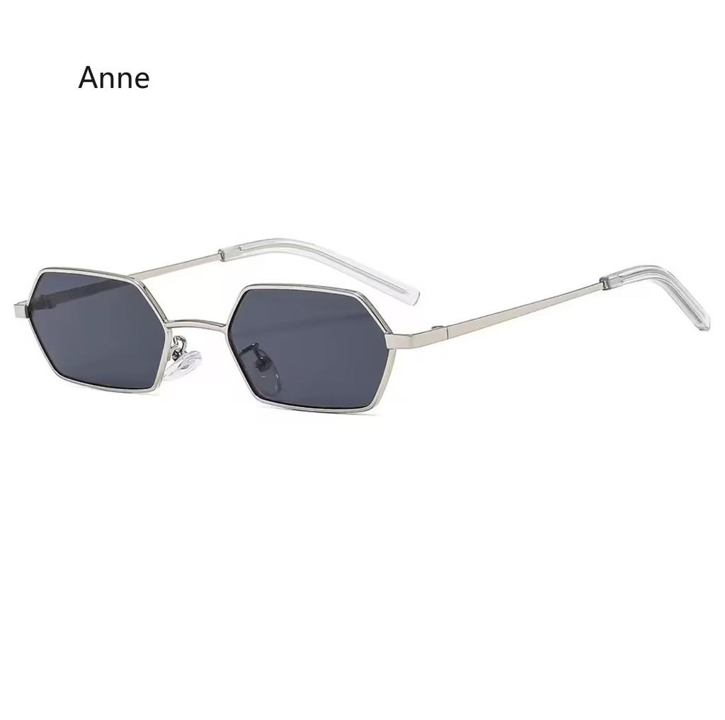 New Personalized Small Frame Women Sunglasses Retro Square Sun Glasses Fashion Men Street Photography Eyeglasses Luxury Designer