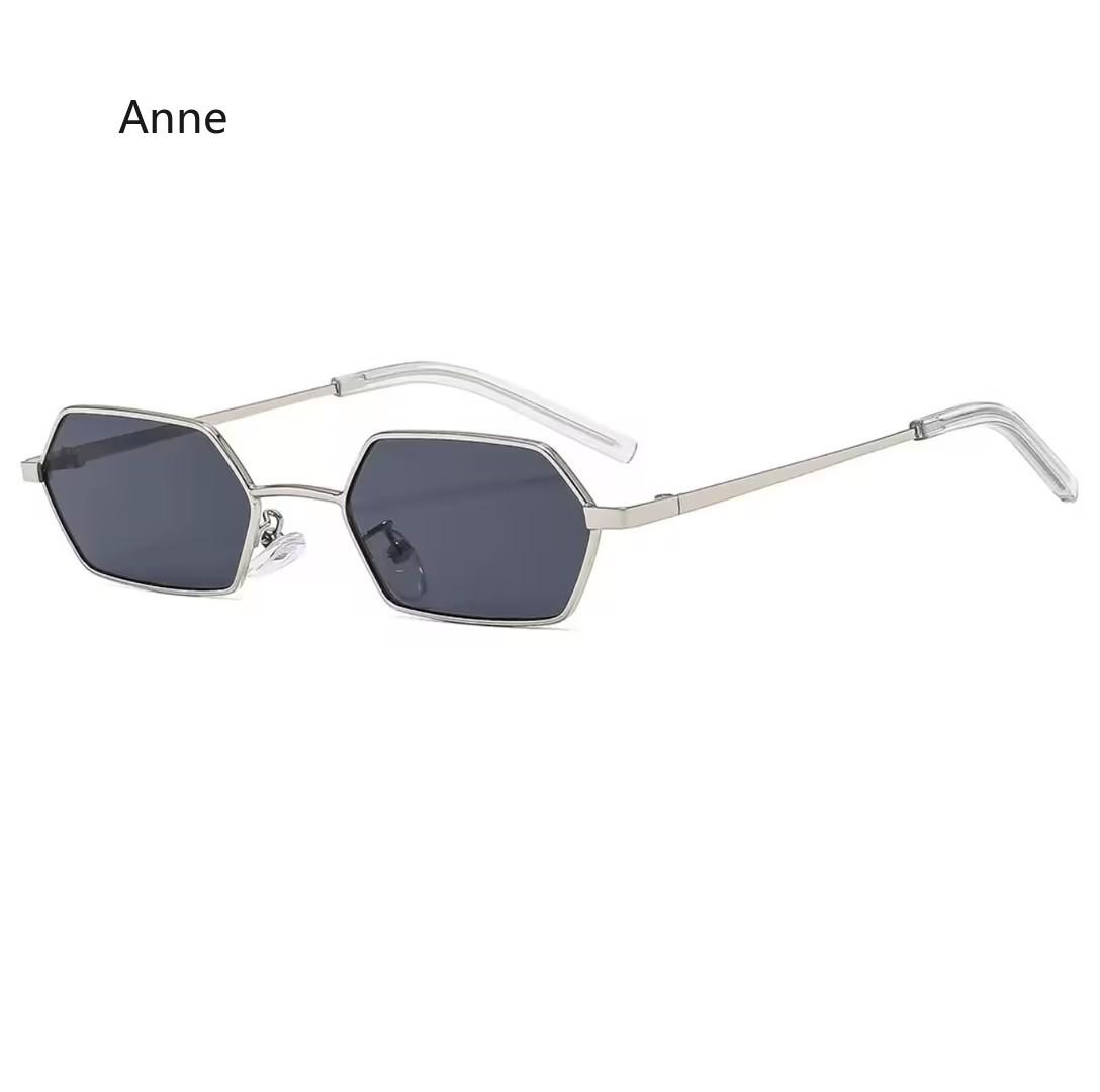 

New Personalized Small Frame Women Sunglasses Retro Square Sun Glasses Fashion Men Street Photography Eyeglasses Luxury Designer