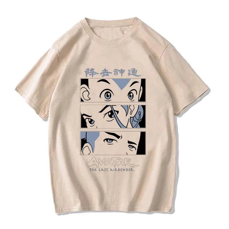 Avatar The Last Airbender Tee Shirt Appa Yip Harajuku EU Size Tshirt Fashion Mange T-shirt Y2k Streetwear Hip Hop Vintage Tops