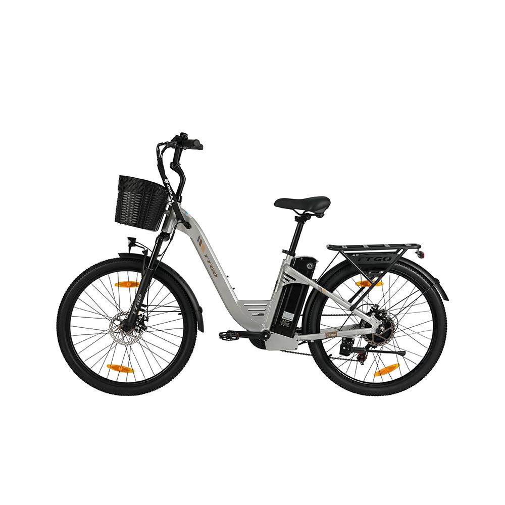 TTGO C2 PRO Commuter Electric Bike,36V 18Ah Battery, Shimano 7-Speed