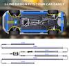 6PCS Flowing Color RGB LED Strip Under Car Neon Light 60*150 90*180 BT App Control Car Products
