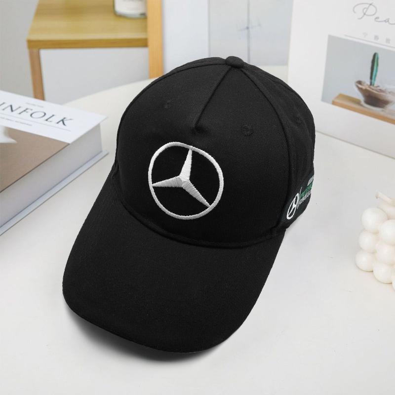 CRM1 Car Baseball Cap Outdoor Adjustable Casual Hats Sunscreen Hat For Mercedes Logo Benz AMG W203 W206 W220 W211 W212 W210 GLC GLK