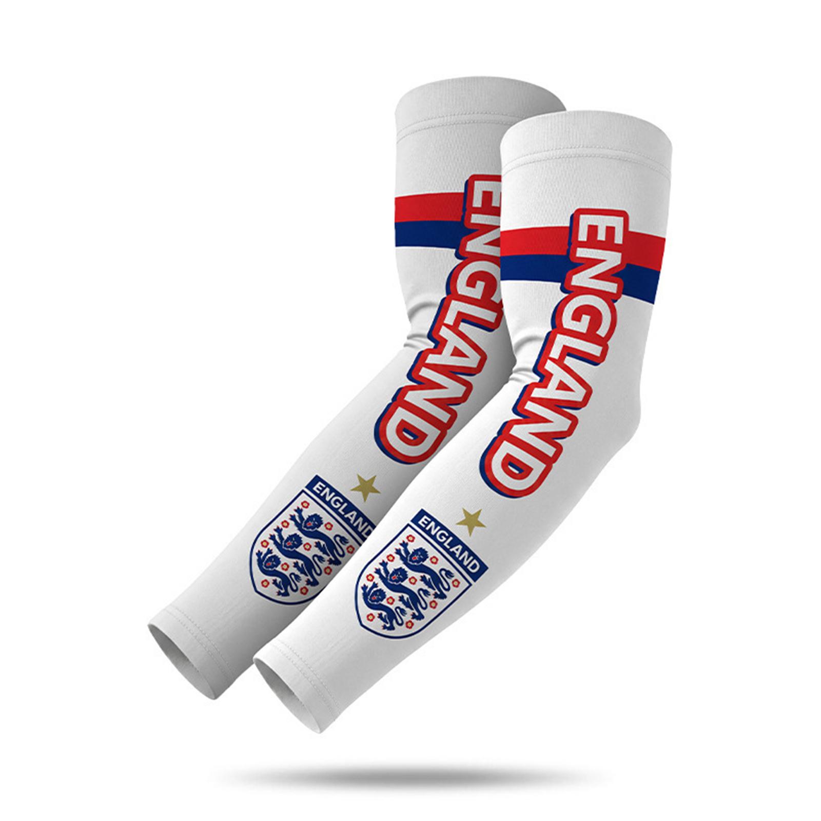 

Sports Arm Sleeves with Moisture Wicking Fabric and Printed Graphic Design for Outdoor Activities and Sun Protection M червоний