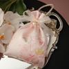 5/10/20Pcs Beautiful Bow Flower Drawstring Gift Bag Women Wedding Holiday Party Candy Chocolate Souvenir Gift Organizer Handbag