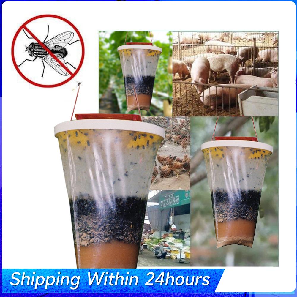 

Fly Trap Hanging Insect Fly Attract Catcher Bag with Bait Pest Control Bug Trap Bag for Parks/Canteens/Restaurants/Farms Outdoor China Mainland