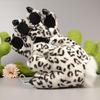 Leopard Costume Accessories Set Leopard Ear Headband,Tail Halloween Cosplay Prop