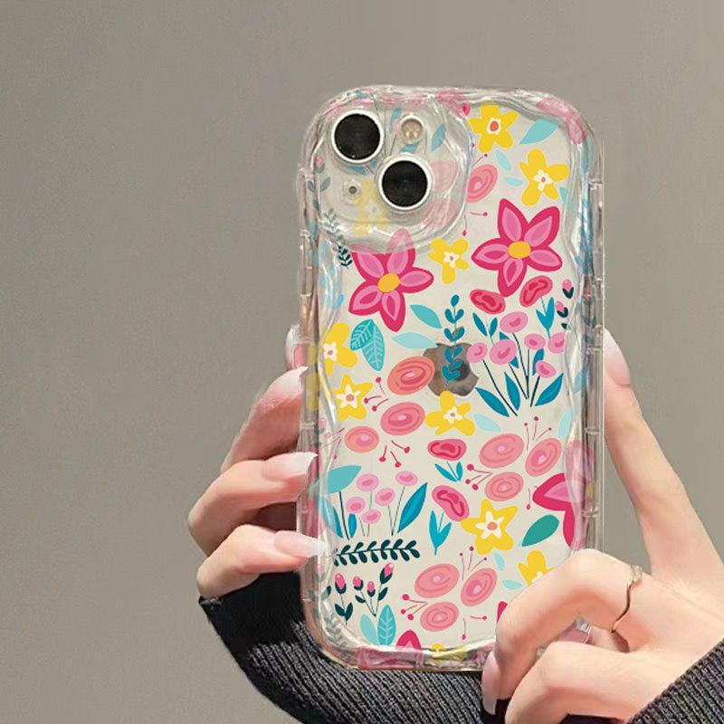 Colorful Flower Case For Xiaomi POCO X7 X6 Pro F6 M6 X5 F3 F4 M3 M4 X4 GT X3 NFC Mi 15 Ultra 14 11 Lite 5G NE 12T 12 Wavy Cover