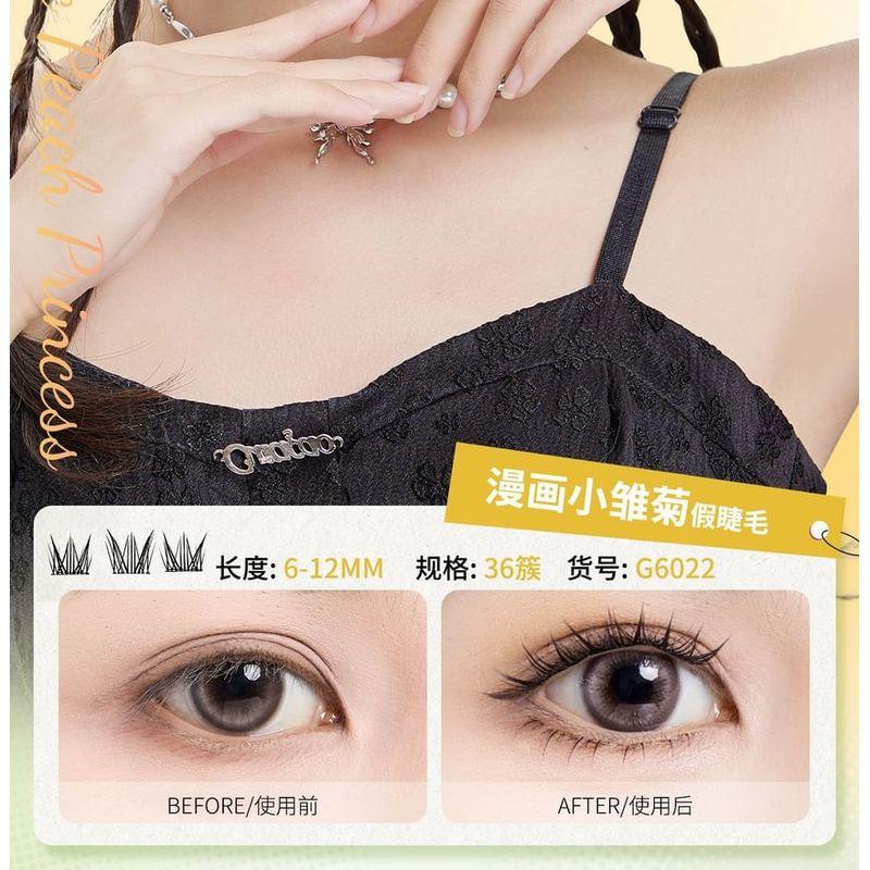 LuxeFlutter - Glue-free False Eyelashes Clusters (Various Designs)