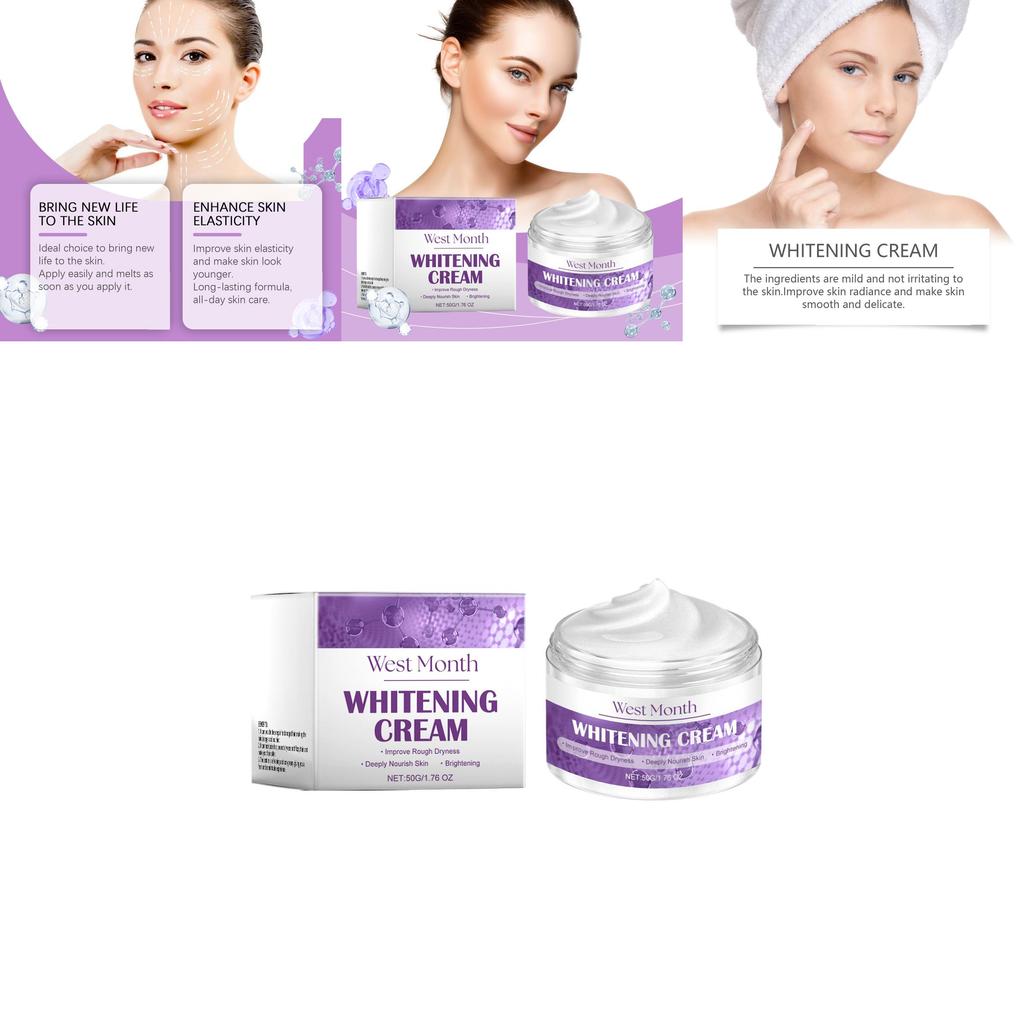 West Month Peptide Moisturizing Cream Hydrating Radiant Face Skin Care Cream