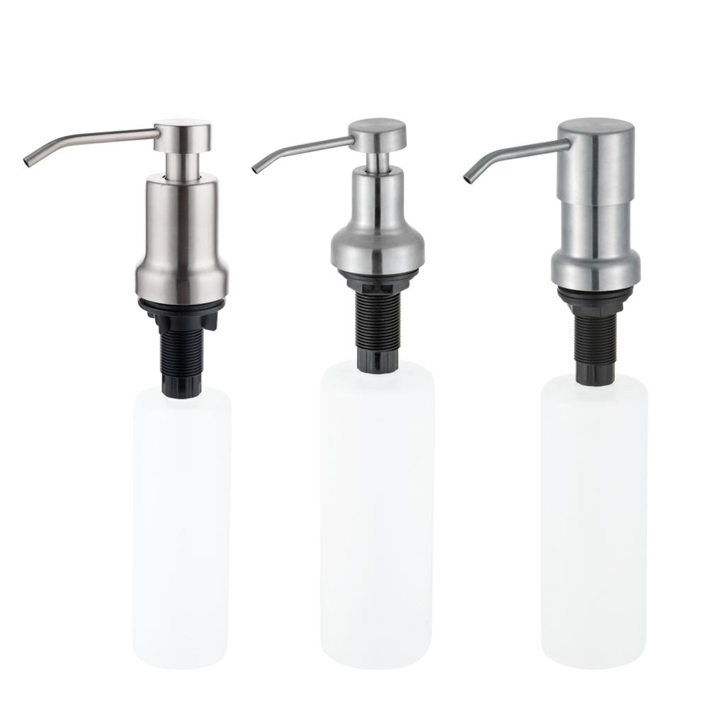 350ml Foam Hand Soap Dispenser In Stainless Steel Plastic 500ml Bottle for Kitchen Sink Soap Dispenser Manufacturer In China