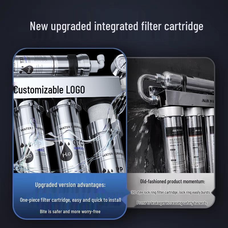 Five-Stage Stainless Steel Whole House Ultrafiltration Water Purifier for Direct Drinking