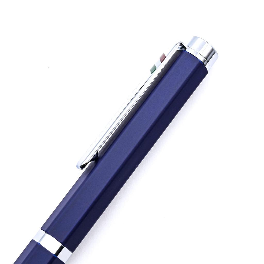 Orobianco Ballpoint Pen Hexa Blue CT Rotating 1953501